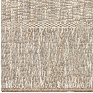 Orian Rugs Coastal Tides Squared Sand Beige Area Rug Close Up