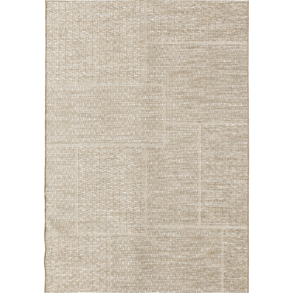 Orian Rugs Coastal Tides Squared Sand Beige Area Rug main image