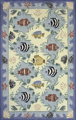 Momeni Coastal CC-01 Blue Area Rug Main