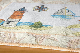 Momeni Coastal CC-02 Multi Area Rug Corner Shot