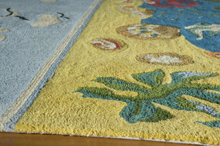 Momeni Coastal CC-07 Blue Area Rug Closeup