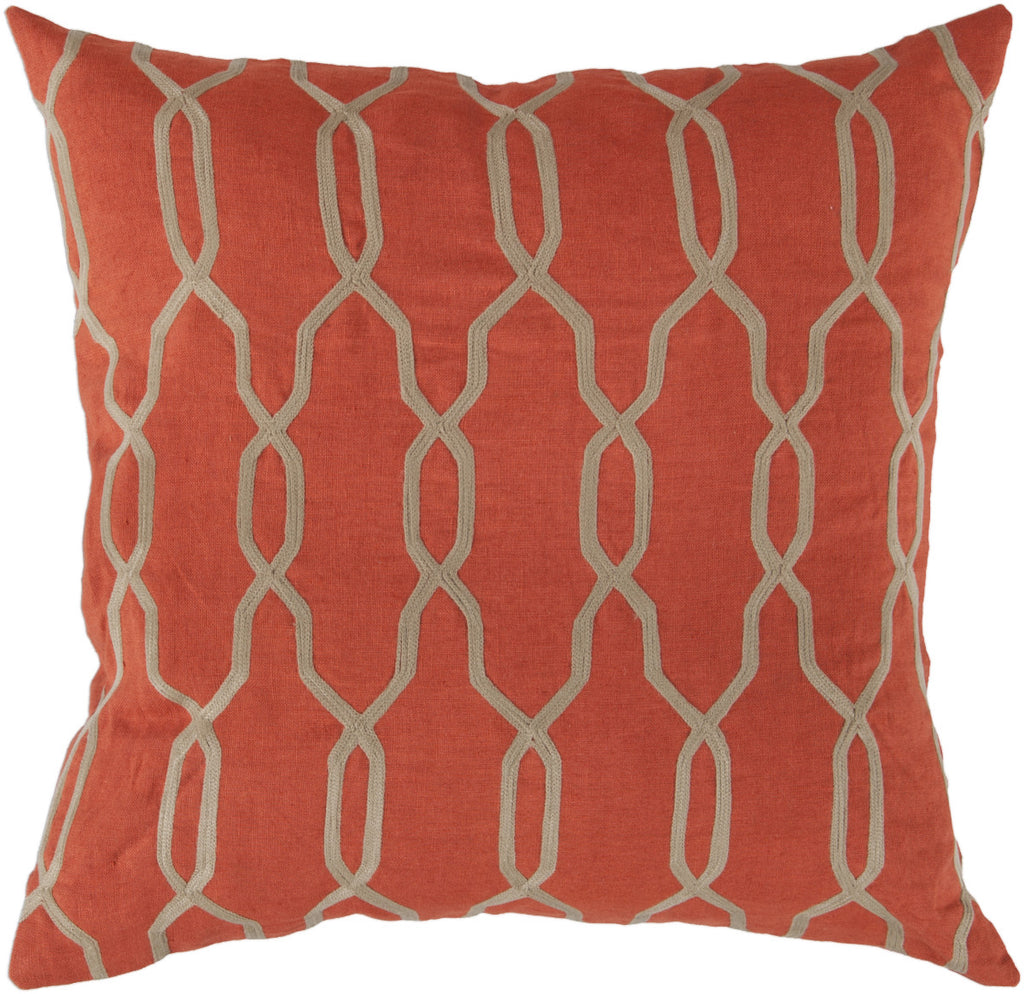 Surya Gates Glamorous Geometric COM-005 Pillow 18 X 18 X 4 Poly filled