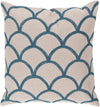 Surya Meadow Overlapping Oval COM-007 Pillow 18 X 18 X 4 Poly filled