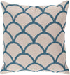 Surya Meadow Overlapping Oval COM-007 Pillow 22 X 22 X 5 Poly filled