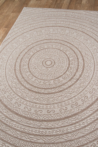 Momeni Como COM-1 Tan Area Rug Corner Image