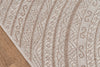Momeni Como COM-1 Tan Area Rug Close up