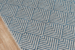 Momeni Como COM-3 Blue Area Rug Close up