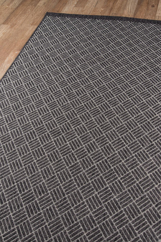 Momeni Como COM-4 Charcoal Area Rug Corner Image