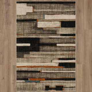 Karastan Elements Compose Charcoal Area Rug Main Image