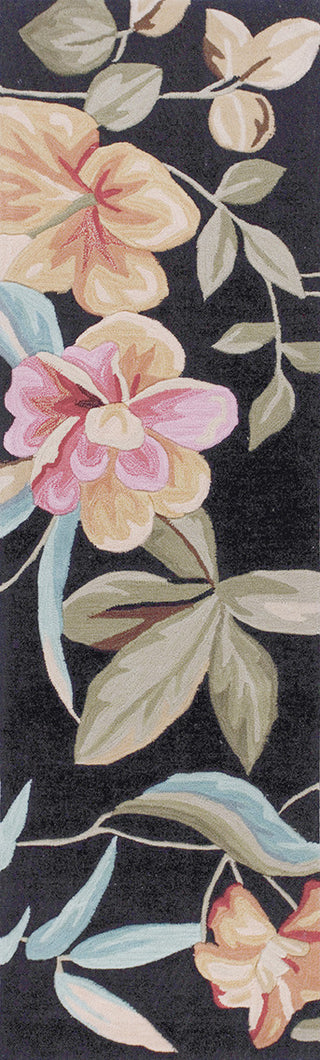 KAS Coral 4156 Charcoal Flor Hand Tufted Area Rug 