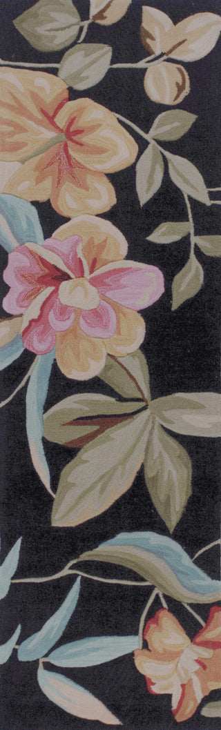 KAS Coral 4156 Charcoal Flor Hand Tufted Area Rug 