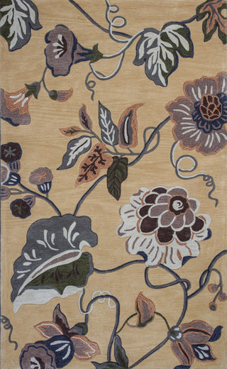 KAS Coral 4165 Gold Sofia Hand Tufted Area Rug