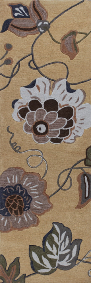 KAS Coral 4165 Gold Sofia Hand Tufted Area Rug 