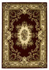 KAS Corinthian 5308 Red/Ivory Aubusson Machine Woven Area Rug