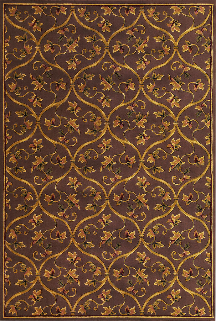 KAS Corinthian 5335 Plum Vine Brocade Area Rug main image