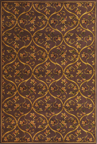 KAS Corinthian 5335 Plum Vine Brocade Area Rug main image