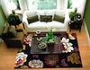 KAS Corinthian 5351 Black Bella Area Rug Main Image Feature