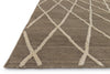 Loloi Adler AW-01 Taupe Area Rug Corner Feature