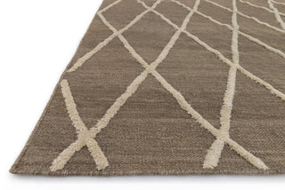 Loloi Adler AW-01 Taupe Area Rug Corner Feature