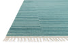 Loloi Anzio AO-01 Aqua Area Rug Corner Feature