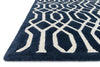 Loloi Brighton BT-09 Navy Area Rug Corner Feature