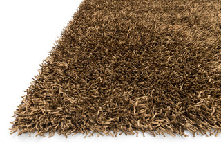 Loloi Carrera Shag CG-01 Brown Area Rug Corner