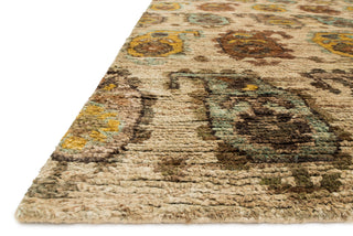 Loloi Xavier XV-10 Sand / Multi Area Rug Corner Feature