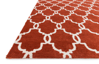 Loloi Charlotte CT-03 Rust Area Rug Corner