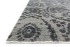 Loloi Cyrus CU-01 Grey/Indigo Area Rug Corner