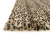Loloi Danso Shag DA-02 Cheetah Area Rug Corner Feature