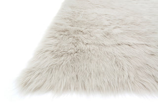 Loloi Danso Shag DA-04 Stone Area Rug Corner Feature