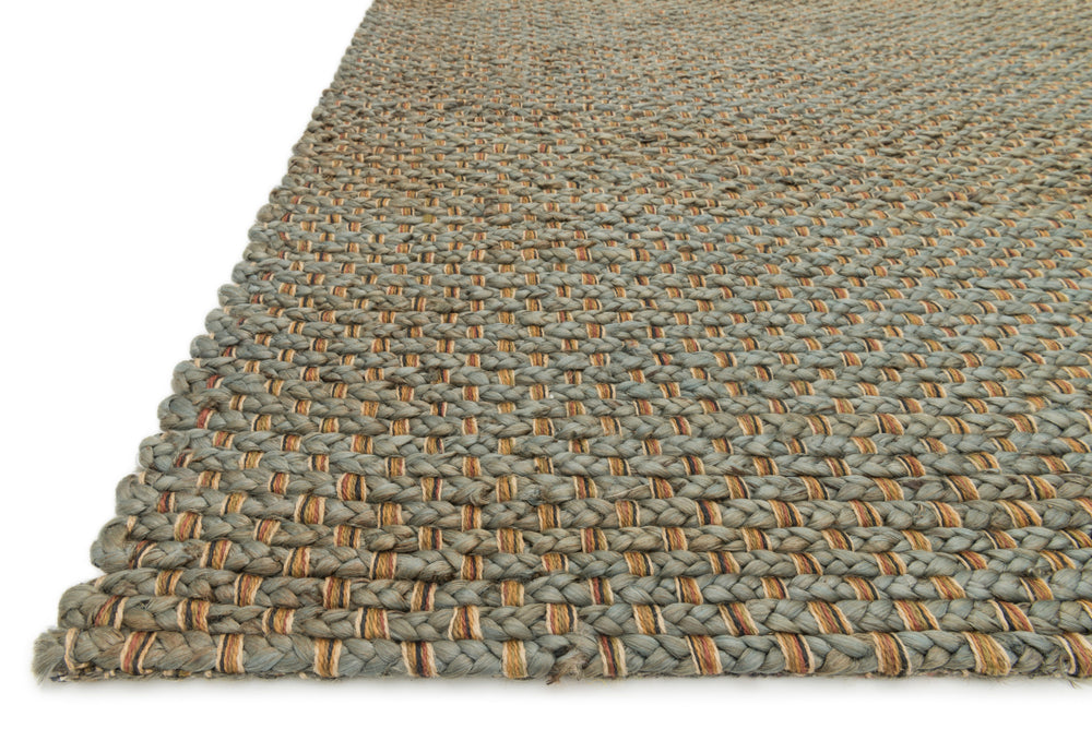 Loloi Eco EC-01 Blue Area Rug Corner Feature