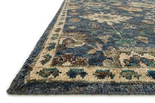 Loloi Empress EU-03 Denim / Beige Area Rug Corner Feature