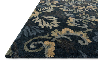 Loloi Fairfield HFF22 Navy / Multi Area Rug Corner Feature