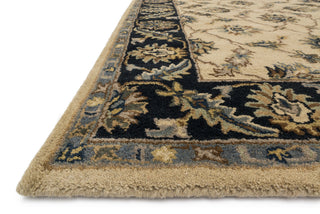 Loloi Fairfield HFF27 Ivory / Navy Area Rug Corner