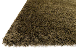 Loloi Fresco Shag FG-01 Bronze Area Rug Corner Feature