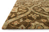 Loloi Fulton FT-02 Mocha Area Rug Corner Feature