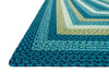 Loloi Garrett GA-01 Blue / Green Area Rug Corner