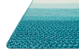 Loloi Garrett GA-03 Blue Area Rug Corner Feature