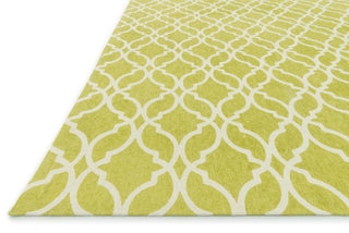 Loloi Geo GEO03 Apple Green / Ivory Area Rug Corner