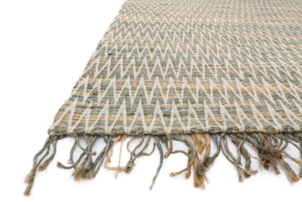 Loloi Gerald GG-01 Fog Area Rug Corner Feature