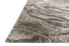 Loloi Glamour Shag GS-01 Beige Hand Tufted Area Rug Corner