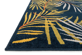 Loloi Catalina HCF05 Navy / Multi Area Rug Corner