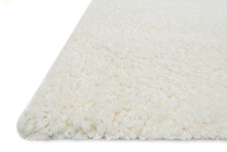Loloi Hera Shag HG-01 Ivory Area Rug Corner