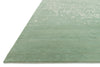 Loloi Hermitage HE-05 Aquamarine Area Rug Corner Feature