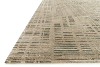 Loloi Hermitage HE-07 Pewter Area Rug Corner Feature