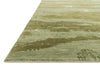 Loloi Hermitage HE-12 Seafoam Green Area Rug Corner Feature