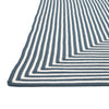 Loloi In/Out IO-01 Blue Machine Loomed Area Rug Corner