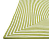 Loloi In/Out IO-01 Lime Area Rug Corner Feature