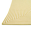 Loloi In/Out IO-01 Yellow Machine Loomed Area Rug Corner